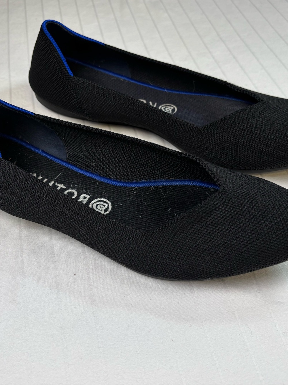 Rothy's women’s 10.5 Black Ballet Flats classic